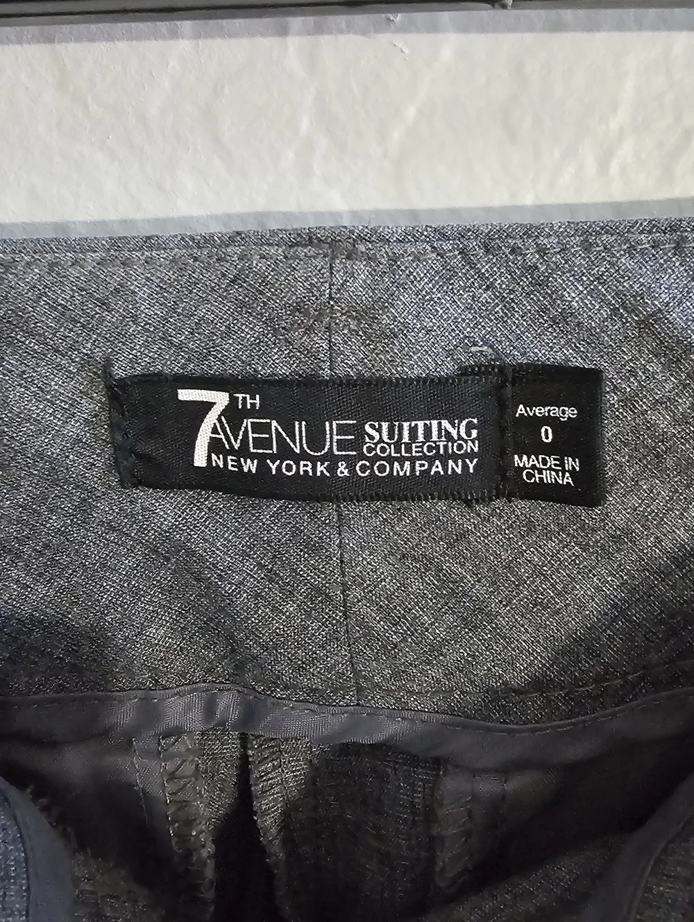 New York & Company Gray Slacks, Size 0 - Picture 2 of 4